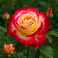 Double delight magastörzsű rózsa (Rosa Double delight)