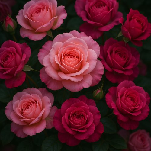  Symphony magastörzsű rózsa (Rosa Symphony)